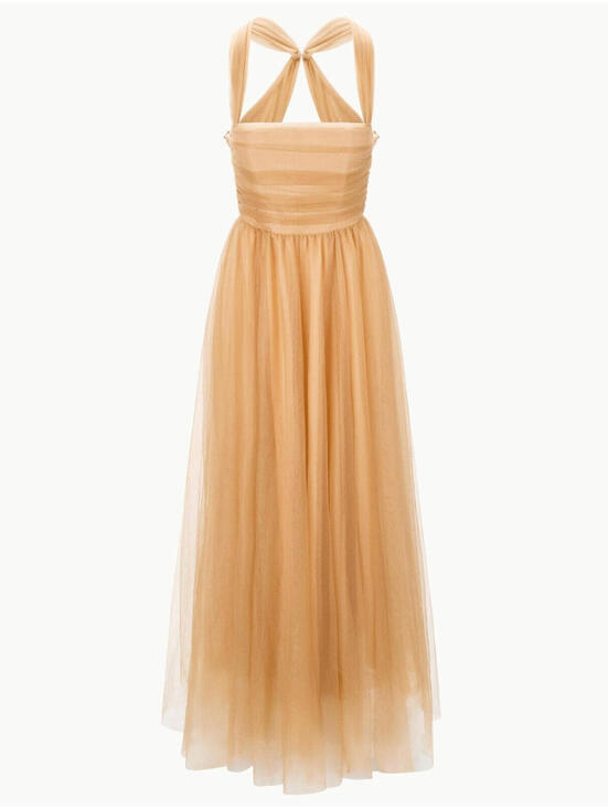 STAUD Dresses & Skirts - NWT Staud Antonia Tulle Ball Gown Sheer Designer Dress Full Skirt Princess 4
